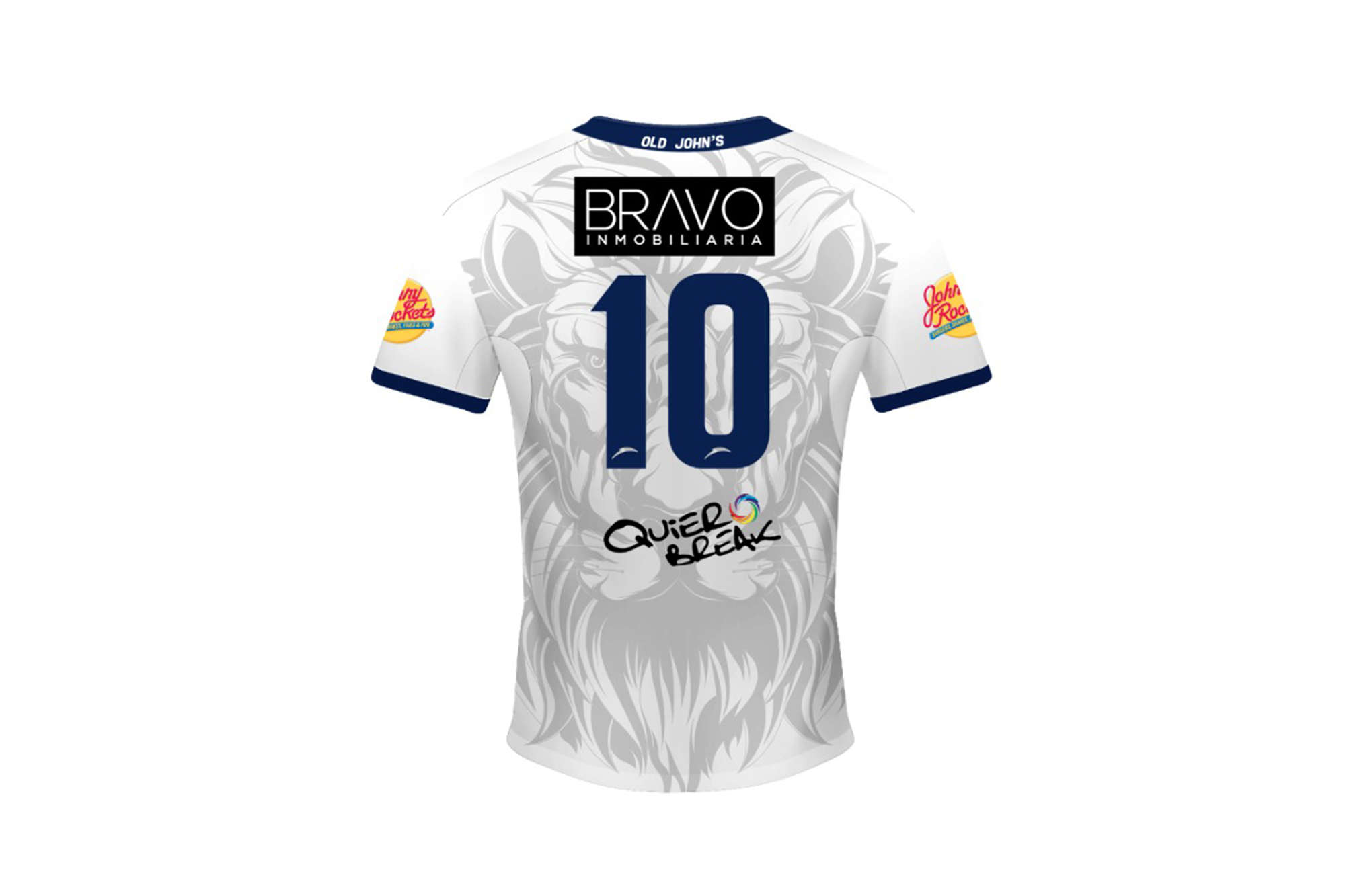 Camiseta Rugby Old John's Blanca - Imagen 2